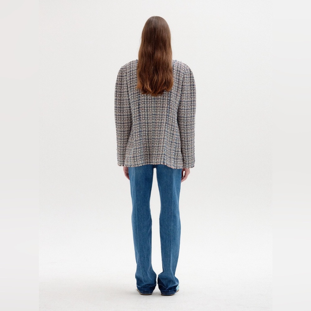 EENK Multi Tweed Button-Front Jacket - Picture 4 of 9